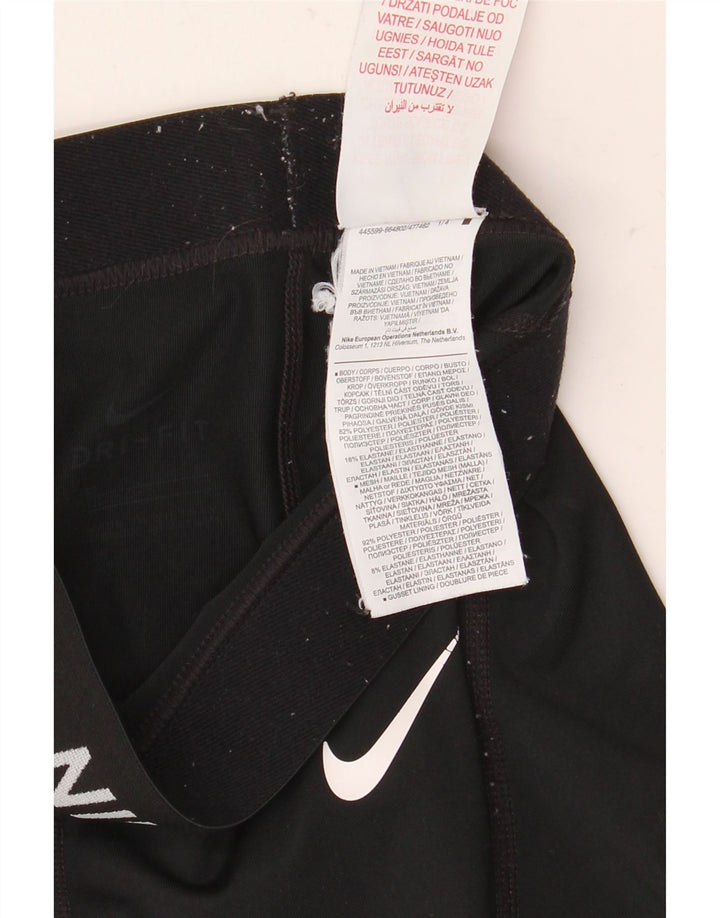 Leggings Nike Dri Fit Graphic per ragazze 9-10 anni in poliestere nero