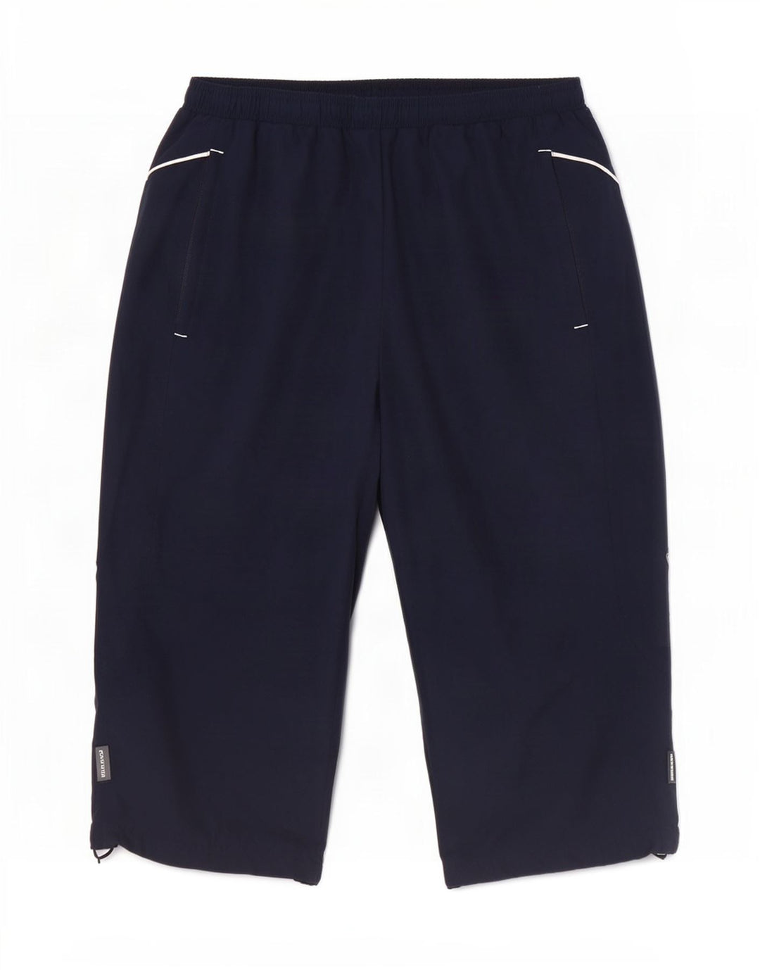 Pantaloni da tuta Reebok Capri da uomo, piccoli, in poliestere blu navy