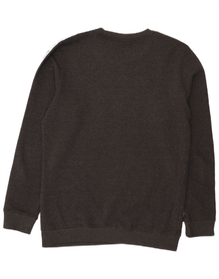 Fila Felpa grafica da uomo Maglione Large Grigio Colourblock Poliestere