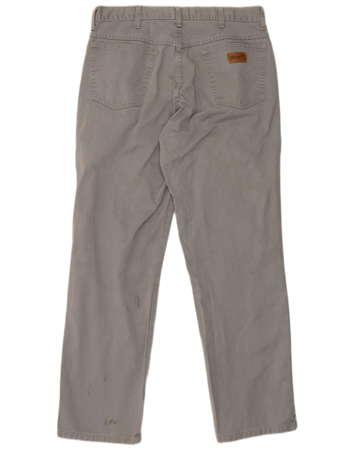 Pantaloni casual dritti da donna Wrangler W32 L31 grigio classico