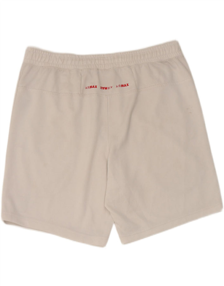 Pantaloncini sportivi da uomo Nike 2XL poliestere bianco