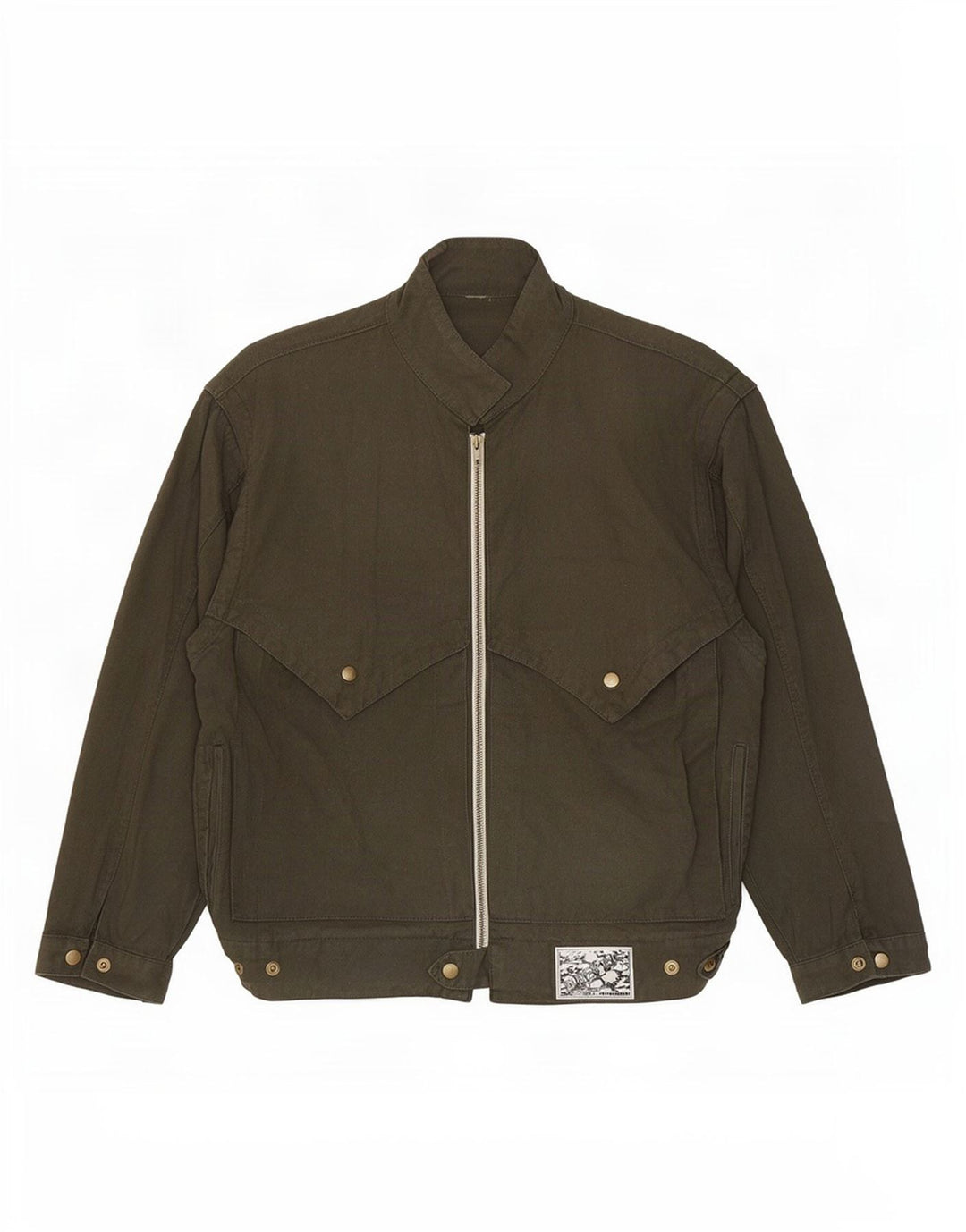 Giubbotto bomber vintage da uomo UK 40 grande color kaki