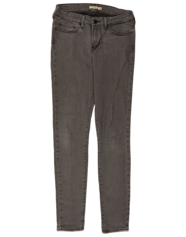 Jeans skinny Levi's 711 da donna W28 L29 cotone grigio