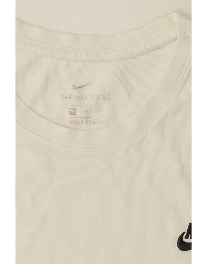 NIKE Mens T-Shirt Top Medium White Vintage Nike and Second-Hand Nike from Messina Hembry 
