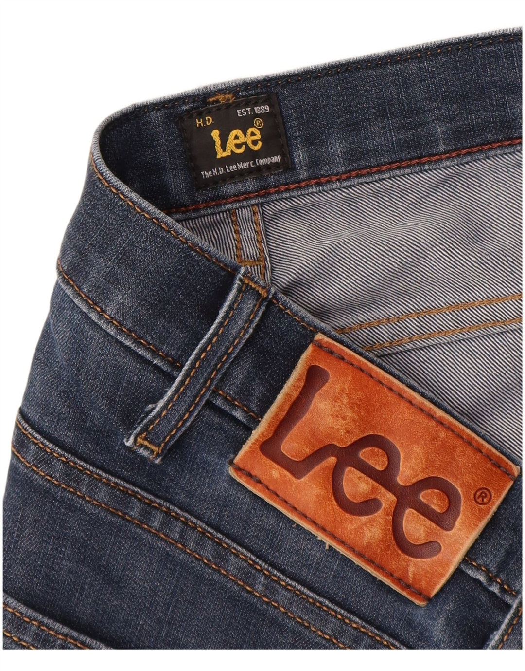 Jeans LEE Powell Slim da uomo W36 L30 in cotone blu navy