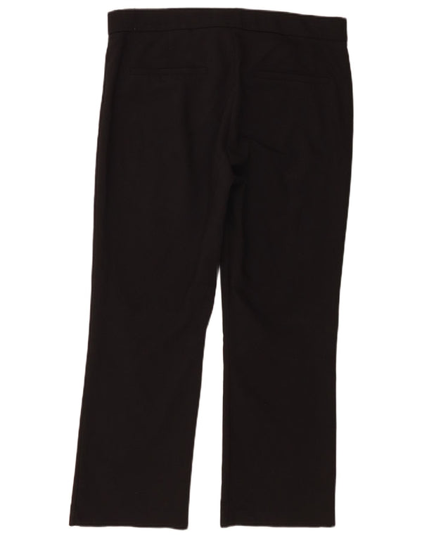 Pantaloni casual dritti da donna Zara XL W32 L25 cotone nero