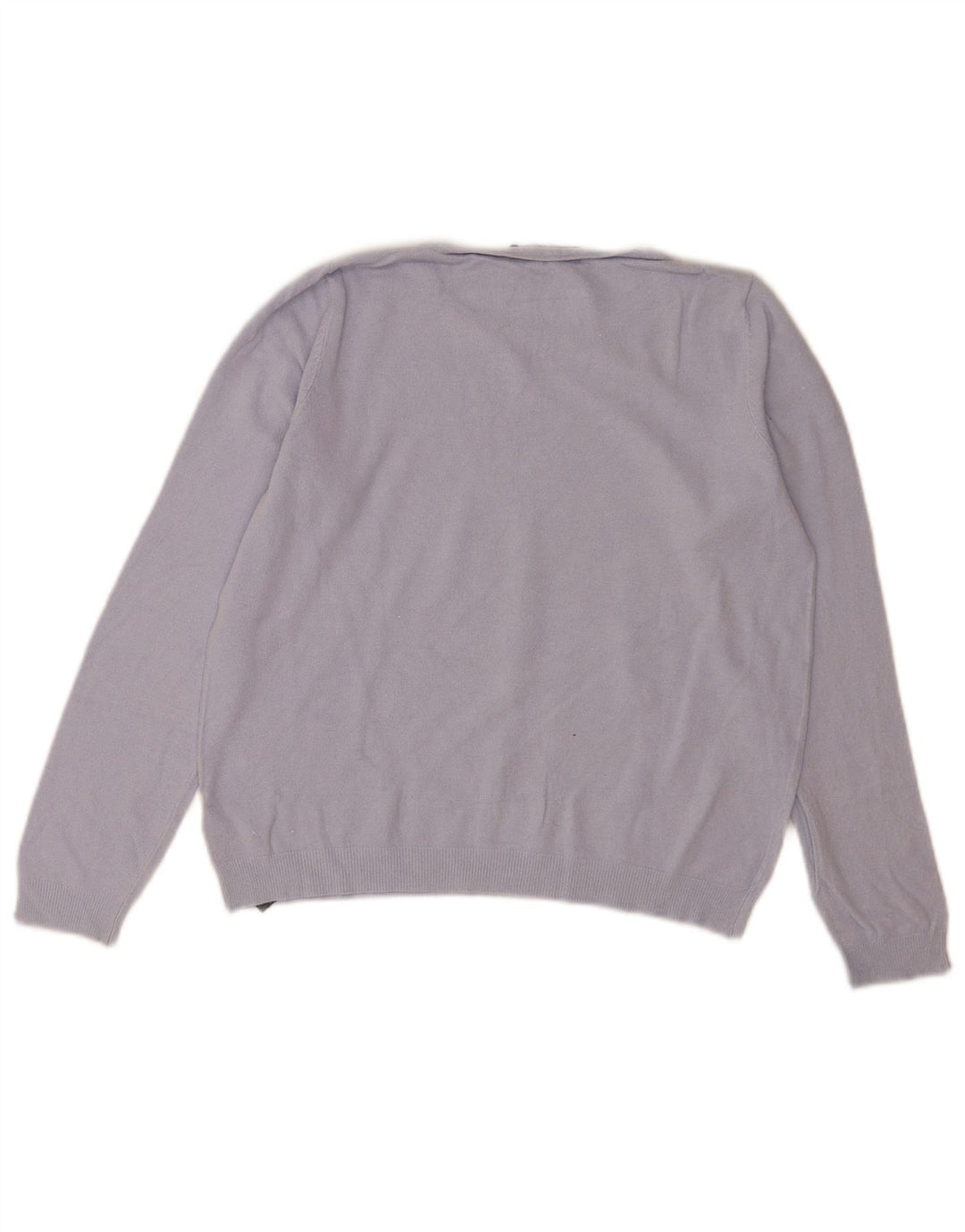 Maglione da donna Marks & Spencer con scollo a barca UK 12 Viscosa blu medio