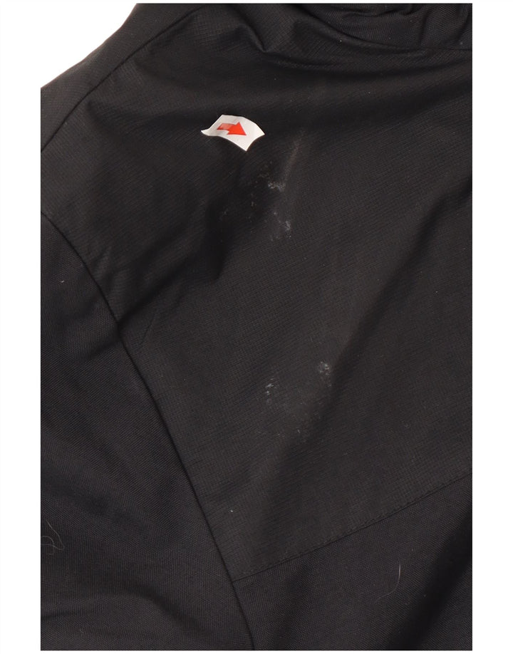 Giubbotto bomber con cappuccio da uomo Adidas UK 36 piccolo poliestere nero