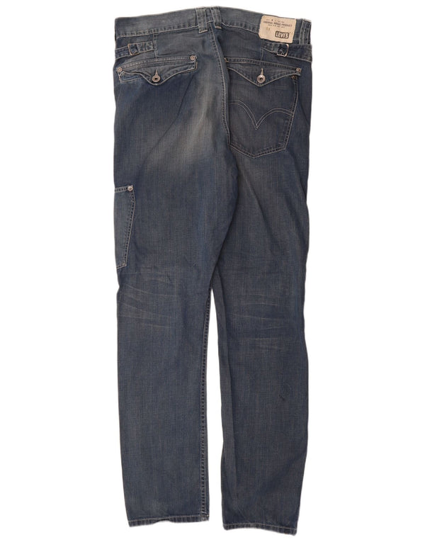 Jeans Levi's Uomo Cargo Slim W36 L34 Blu