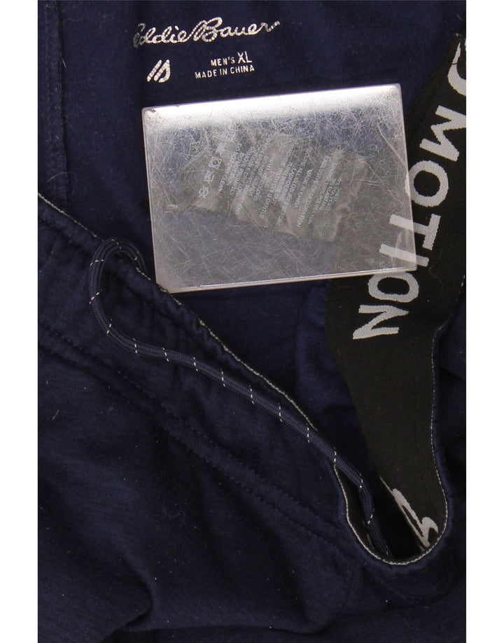 Eddie Bauer Pantaloni da tuta da uomo Joggers XL Poliestere blu navy