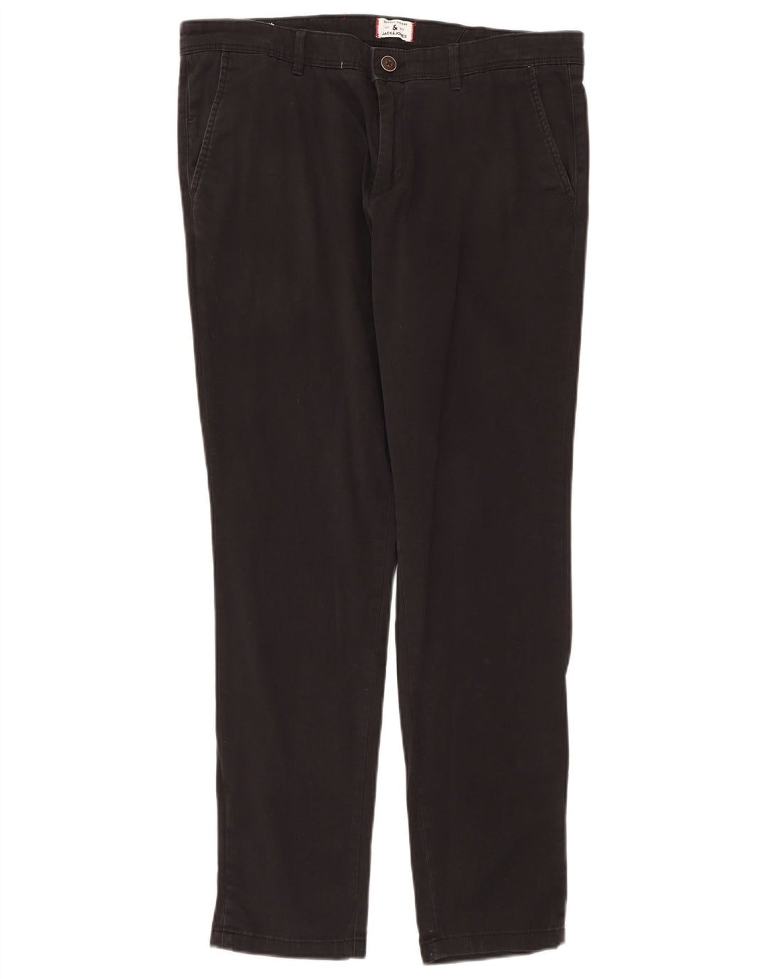Pantaloni chino slim da uomo Jack & Jones W36 L32 neri