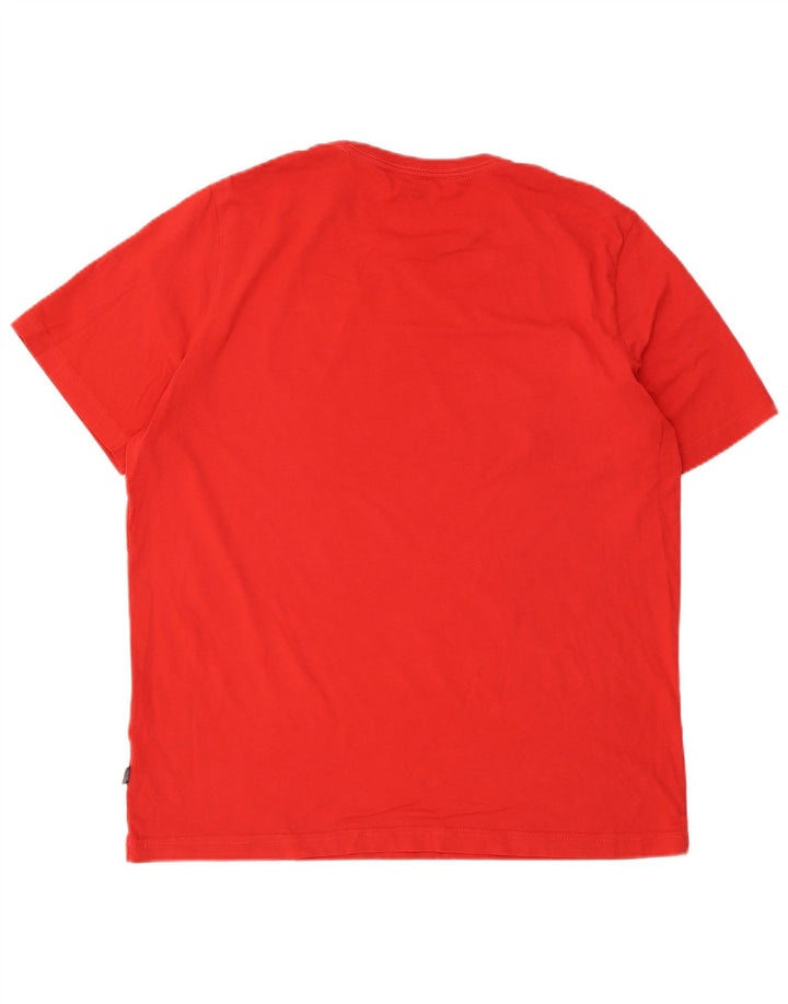 T-shirt grafica da uomo Puma Large rossa