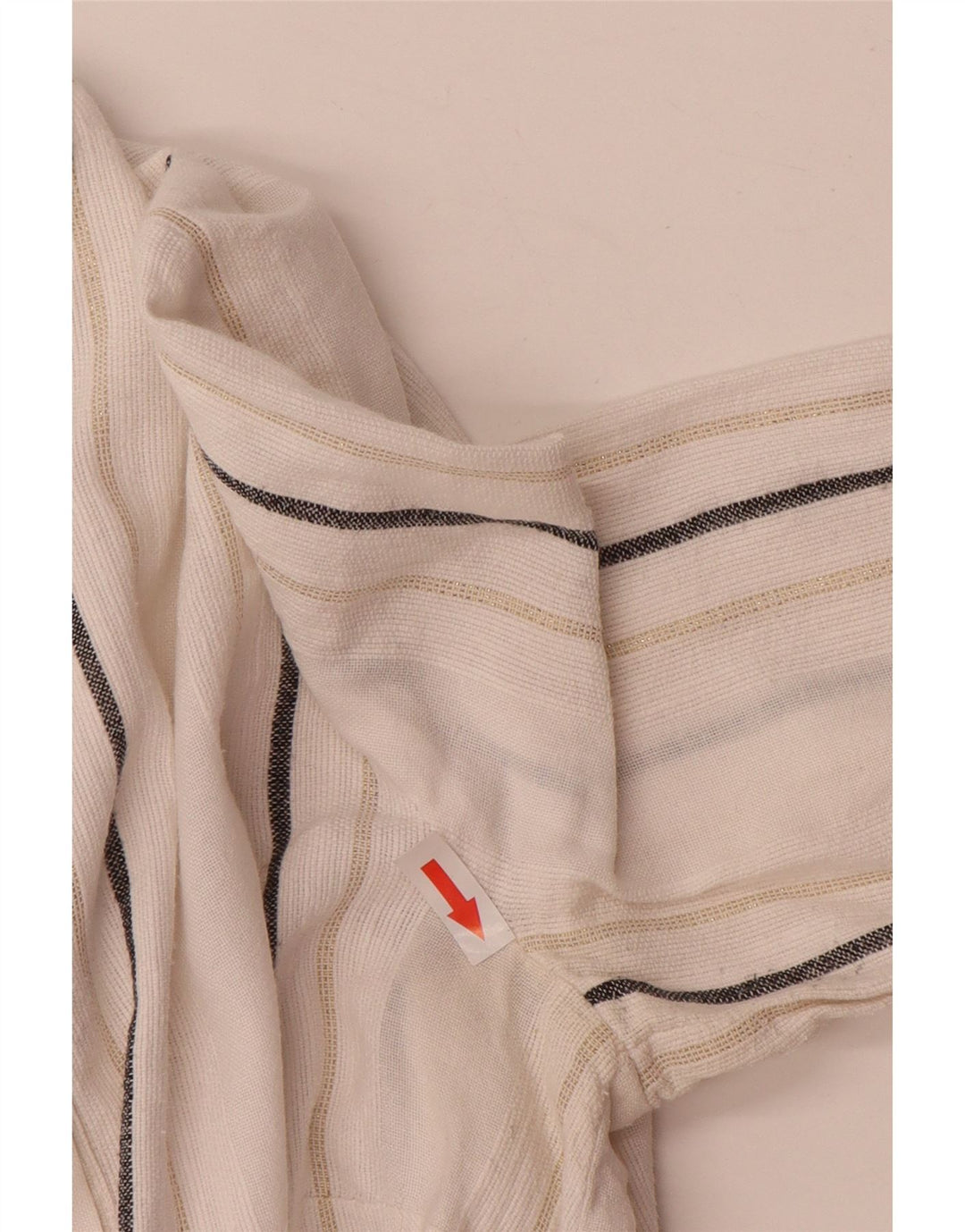 Blusa Camicia Donna Trussardi Jeans Lunga IT 40 Small Righe Bianche