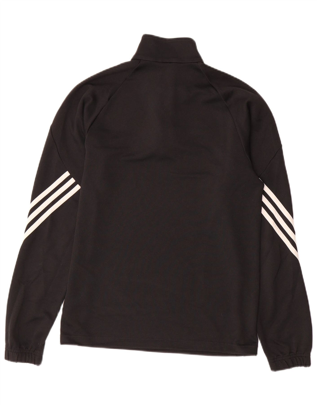 ADIDAS Maglia da ginnastica da uomo Climalite con zip e collo, piccola, nera