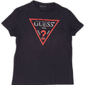 Guess T-shirt grafica da uomo Top Large in cotone blu navy