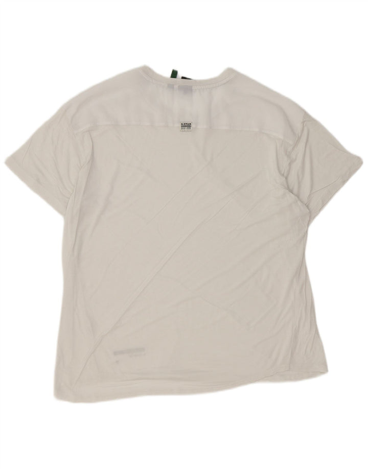 T-shirt da uomo G-Star Top grande bianca