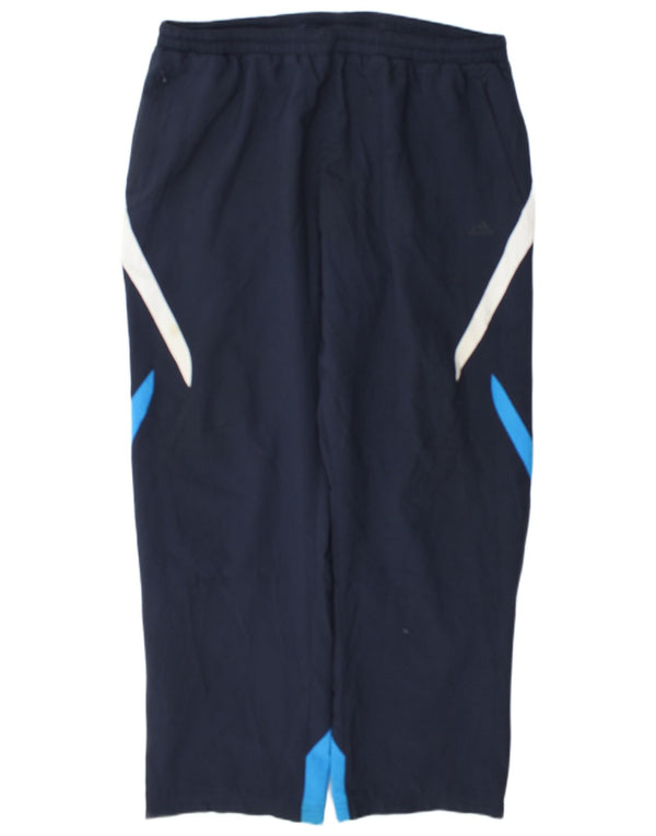 Pantaloni da tuta da uomo Adidas 2XL Poliestere color block blu navy