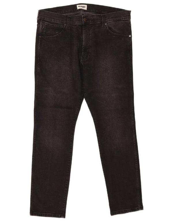 Jeans slim da uomo Larston WRANGLER W38 L32 cotone nero