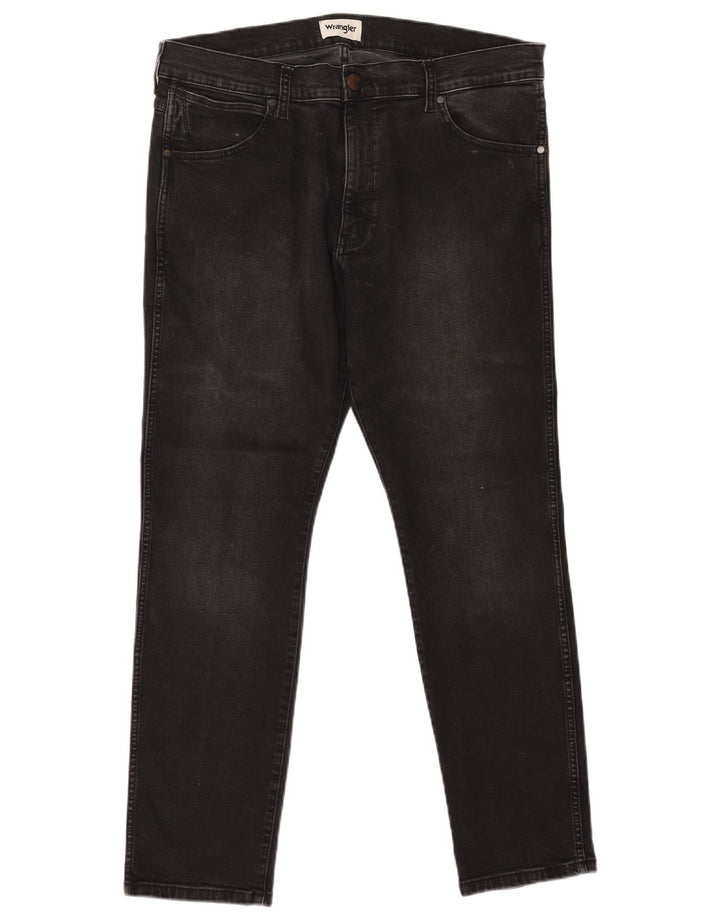 Jeans slim da uomo Larston WRANGLER W38 L32 cotone nero