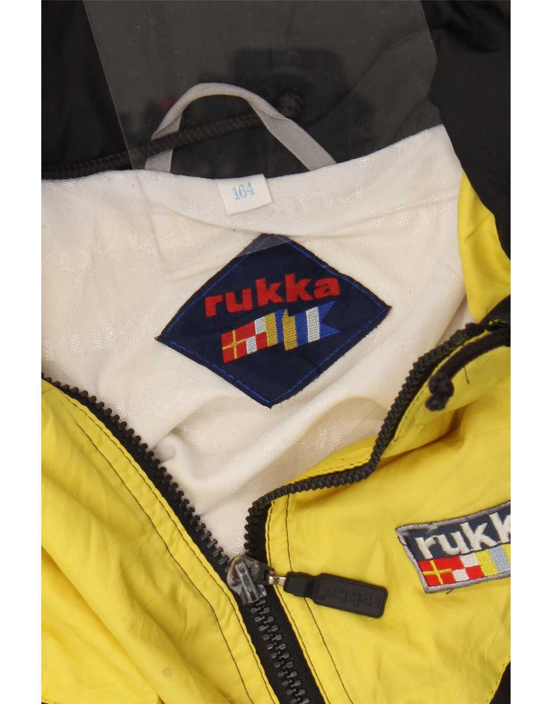 Giacca da ginnastica da uomo Rukka color block medio nero