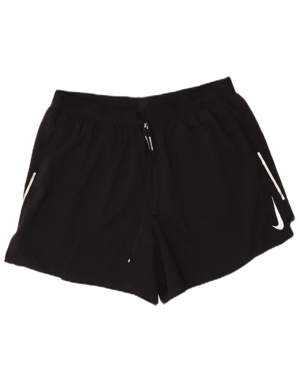 Pantaloncini sportivi Nike Dri Fit da donna 2XL poliestere nero