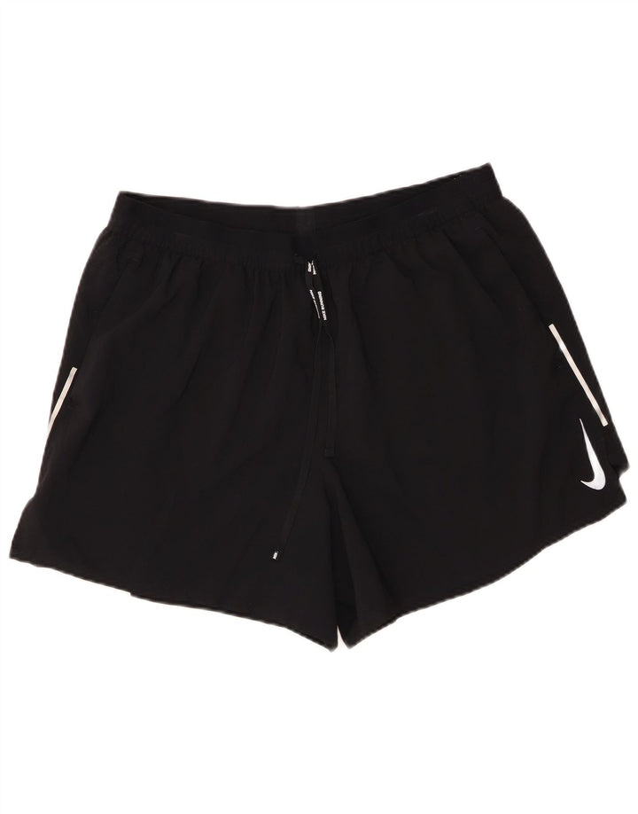 Pantaloncini sportivi Nike Dri Fit da donna 2XL poliestere nero