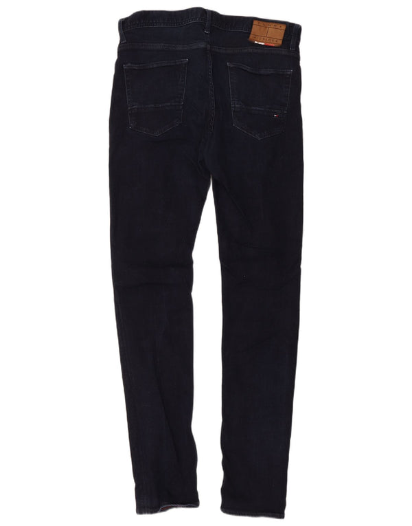Tommy Hilfiger Uomo Bleecker Slim Jeans W34 L36 Blu Navy Cotone