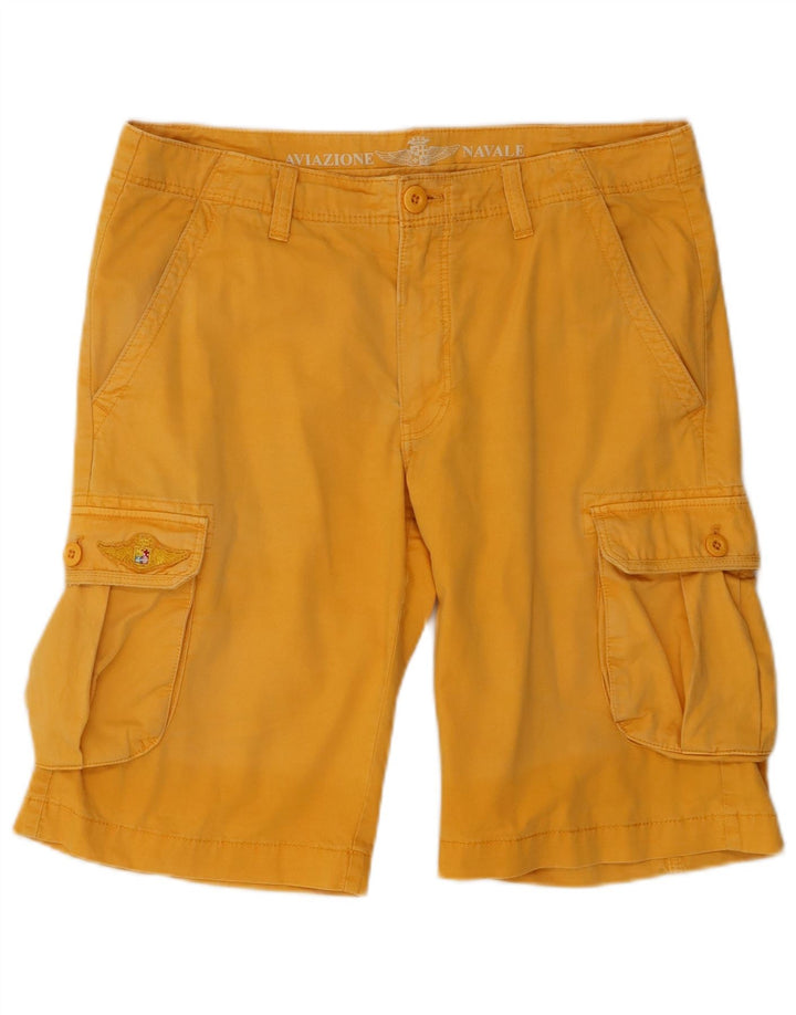 Pantaloncini cargo da uomo Aviazione Navale IT 48 Medium W34 Cotone giallo