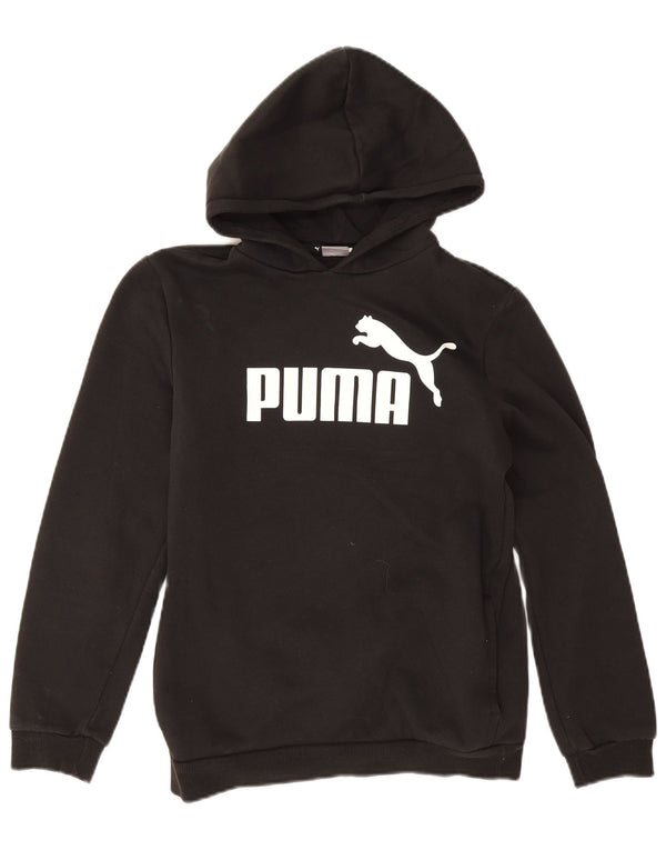 Felpa con cappuccio grafica da ragazzo Puma 13-14 anni in cotone nero