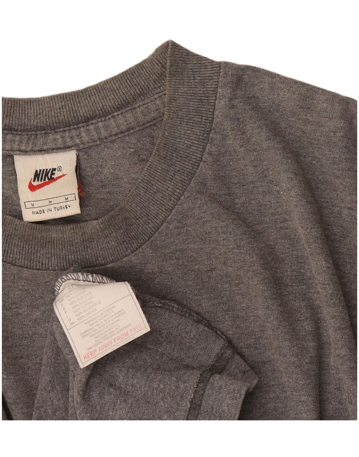 T-shirt Nike da uomo in cotone mélange grigio medio