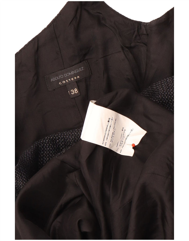 Abito a trapezio senza maniche da donna Adolfo Dominguez EU 38 Acetato grigio medio