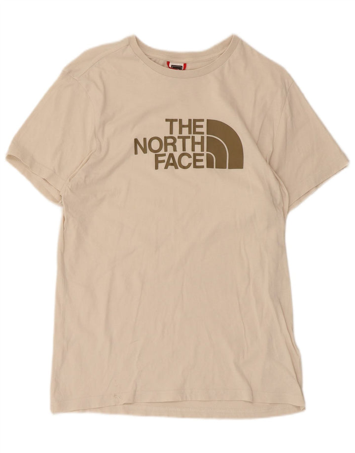 T-shirt grafica da uomo The North Face Top in cotone beige medio