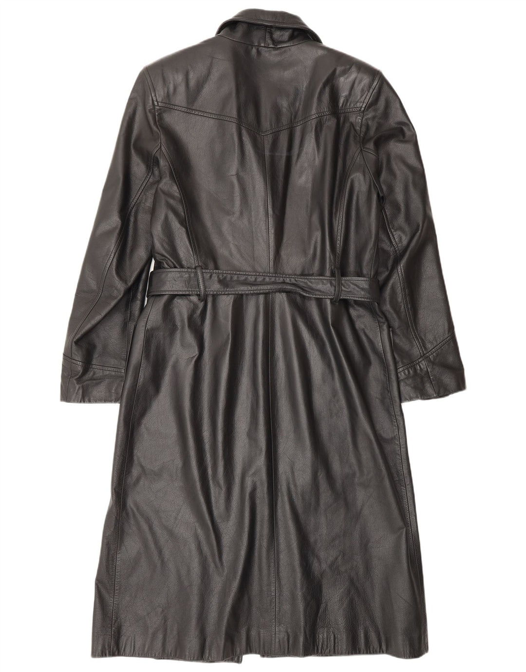 Cappotto in pelle da donna HENNES EU 42 grande in pelle nera