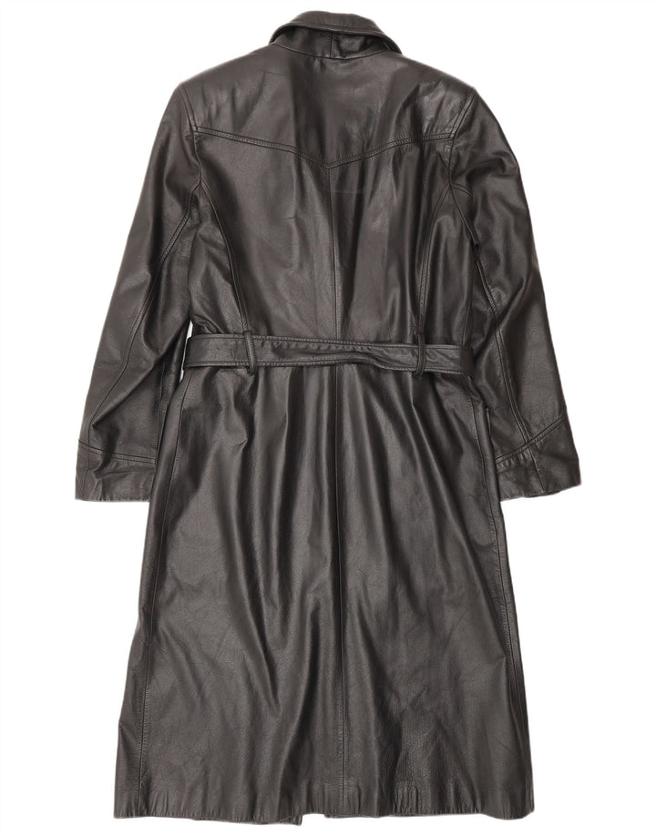 Cappotto in pelle da donna HENNES EU 42 grande in pelle nera