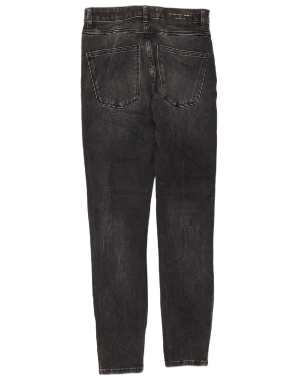 Jeans skinny a vita alta da donna Zara EU 36 XS W26 L28 Grigio