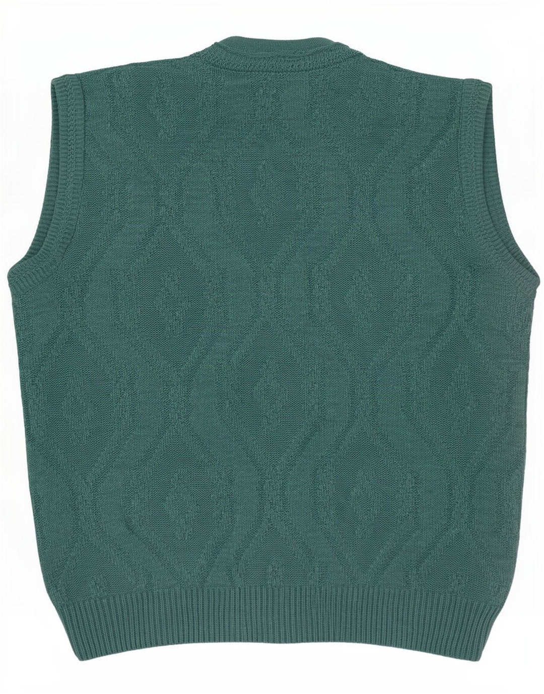 Maglione cardigan senza maniche da uomo North Pole grande verde