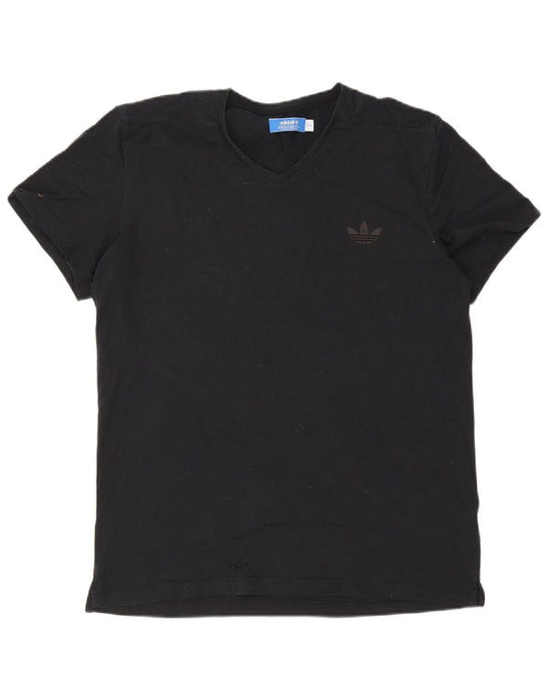 T-shirt da uomo Adidas Top XL in cotone nero