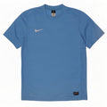 T-shirt Nike Dri Fit da uomo, top in poliestere blu medio