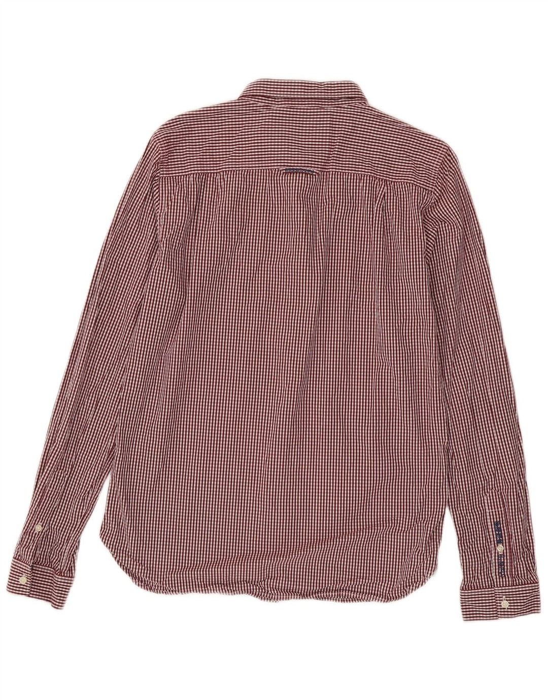 Camicia da uomo Superdry grande in cotone a quadretti rossi