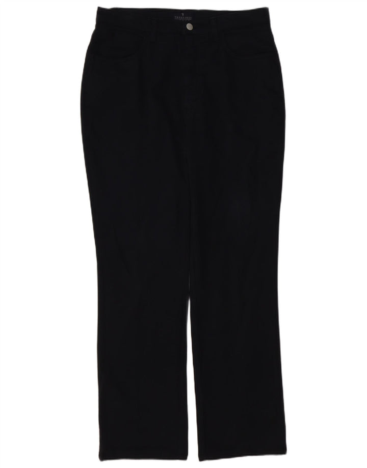 Pantaloni Casual Affusolati da Donna TRUSSARDI W34 L30 Cotone Nero