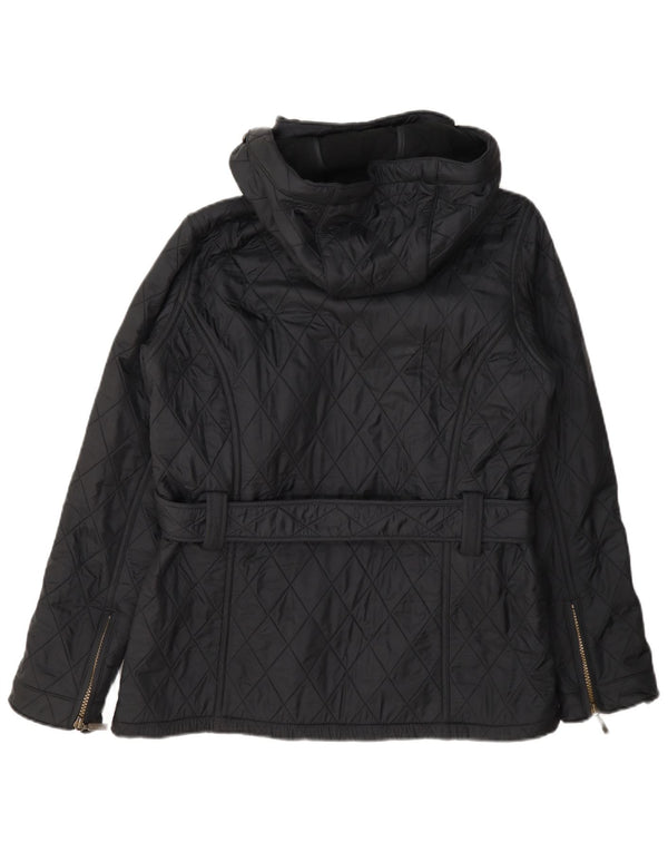Giacca trapuntata con cappuccio da donna Barbour UK 12 Poliammide grigio medio