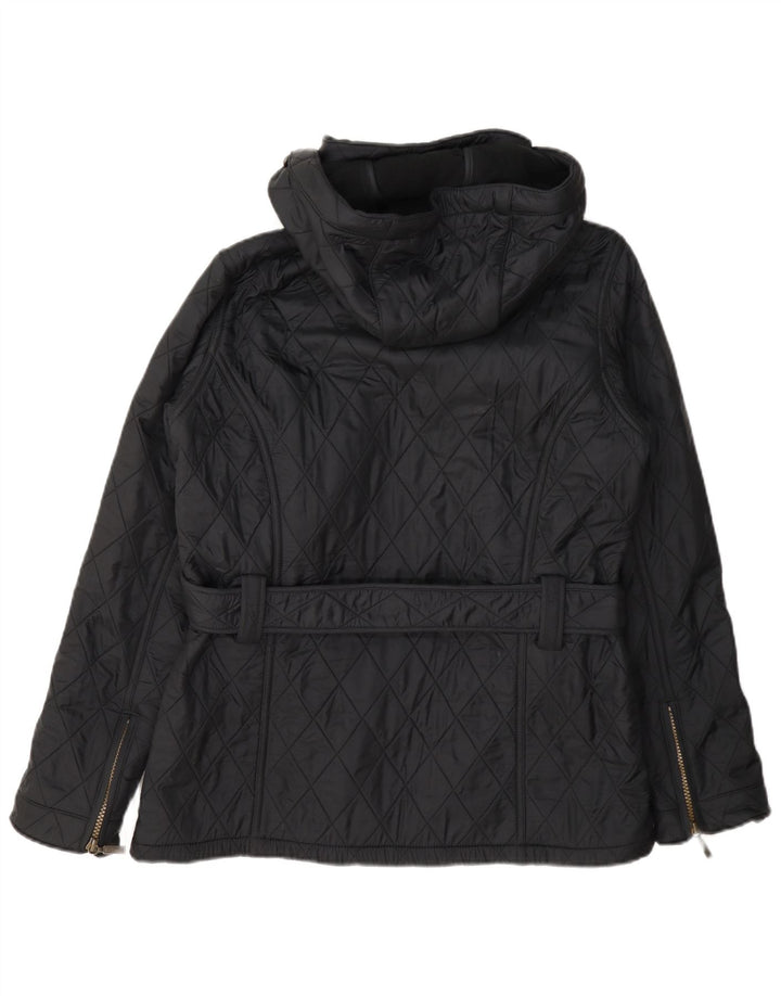 Giacca trapuntata con cappuccio da donna Barbour UK 12 Poliammide grigio medio