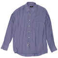 Camicia da uomo Hugo Boss taglia 40 classica in cotone a righe blu medio