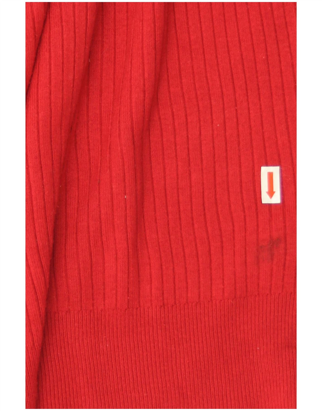 Maglione da donna Marks & Spencer con scollo a barca UK 12 Viscosa rossa media
