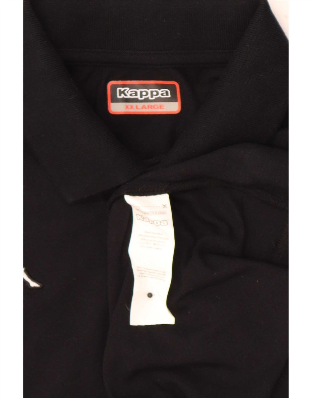 Polo Kappa Uomo 2XL Cotone Nero
