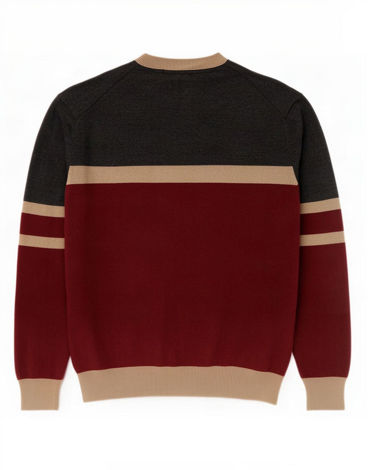 Maglione maglione girocollo da uomo Pierre Cardin medio multicolore