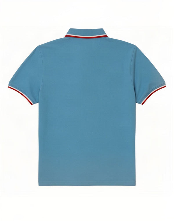Polo da rugby Hackett da uomo con grafica slim fit XL in cotone a righe blu