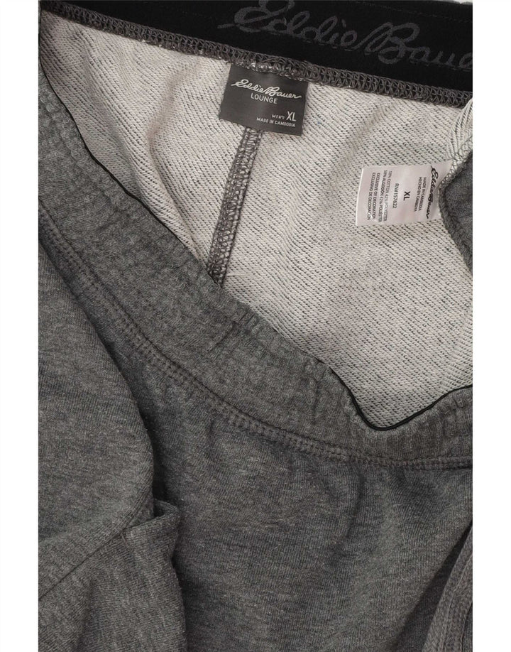 Pantaloncini sportivi da uomo Eddie Bauer XL in cotone chiazzato grigio