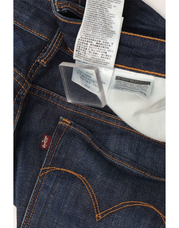 Jeans Levi's da donna a vita media bootcut W33 L32 cotone blu navy