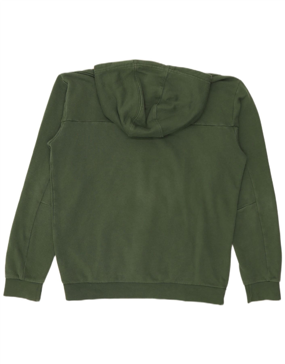 Maglione con cappuccio da uomo ADIDAS in cotone verde medio